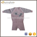 Lovely wool cashmere children sweater twin set
